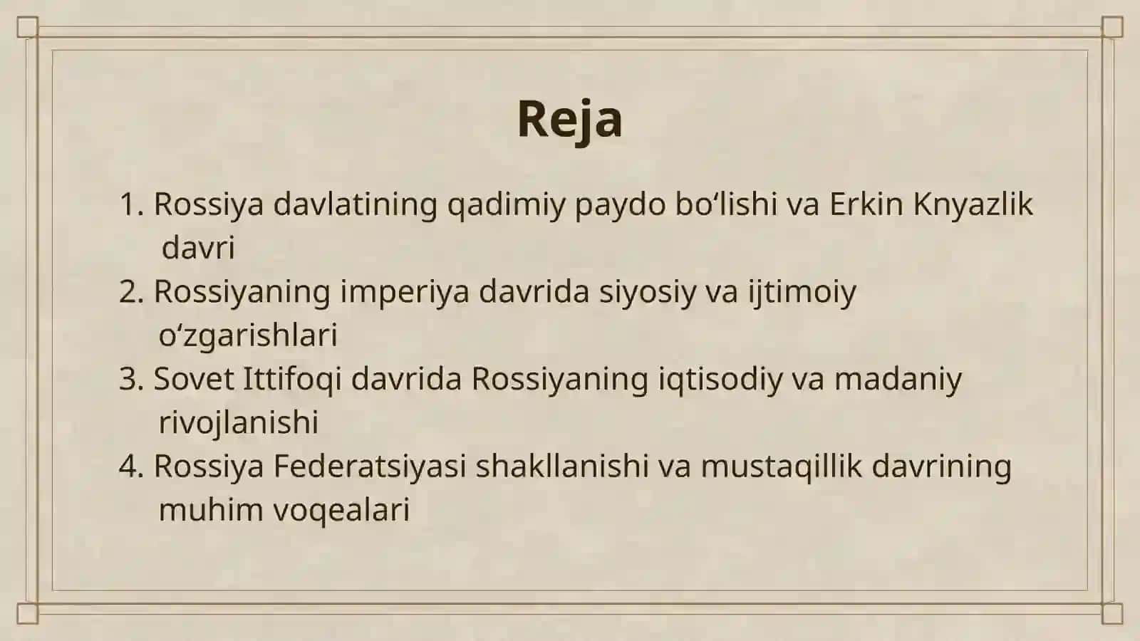 ROSSIYA DAVLATI 2