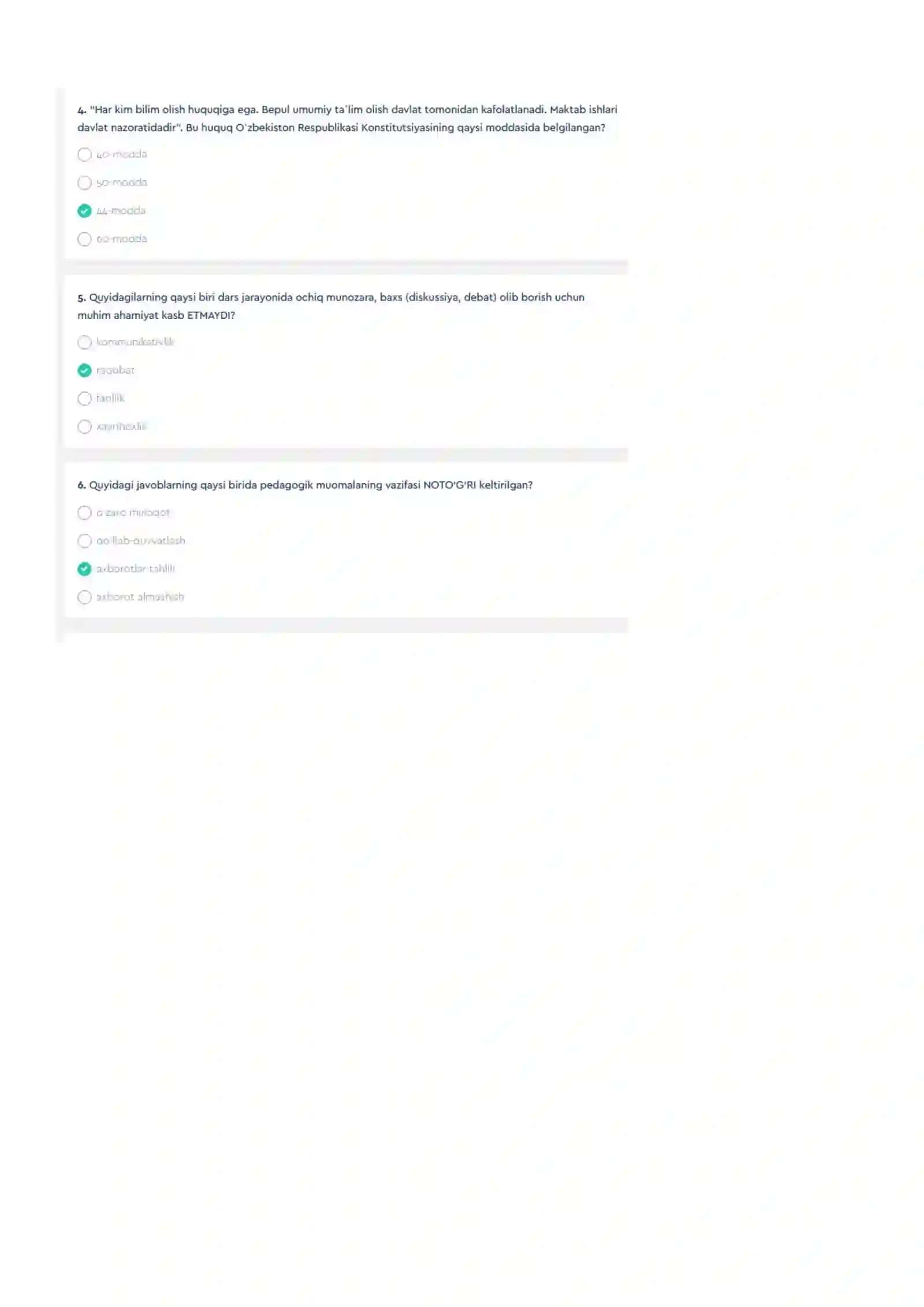 Psixologiya diagnostik test 2