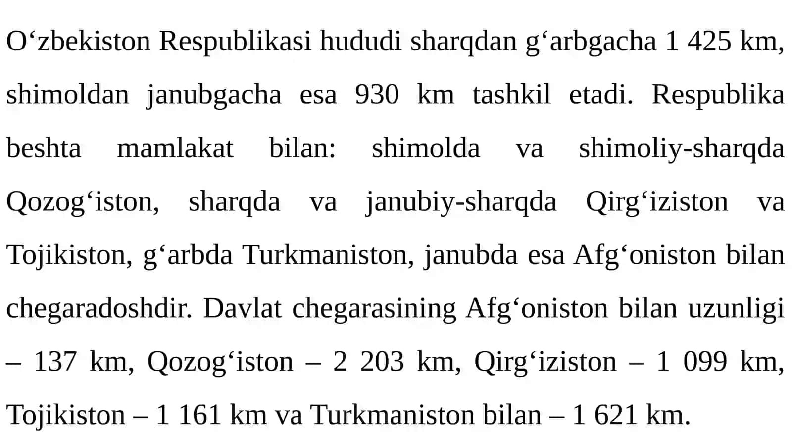 O‘zbekiston Respublikasi yerdondi 2