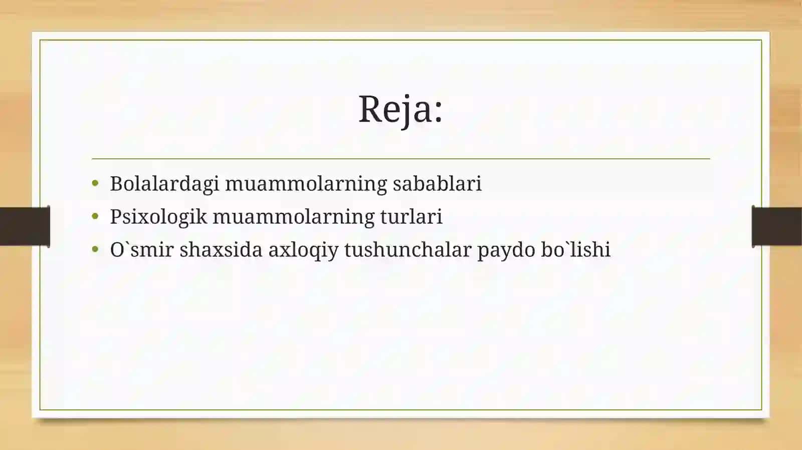 Bolalardagi psixologik muammolar 2