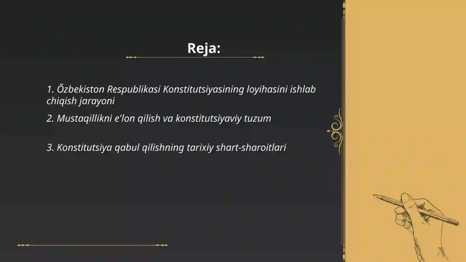 Õzbekiston Respublikasi konstitutsiyasing qabul qilinishi 2
