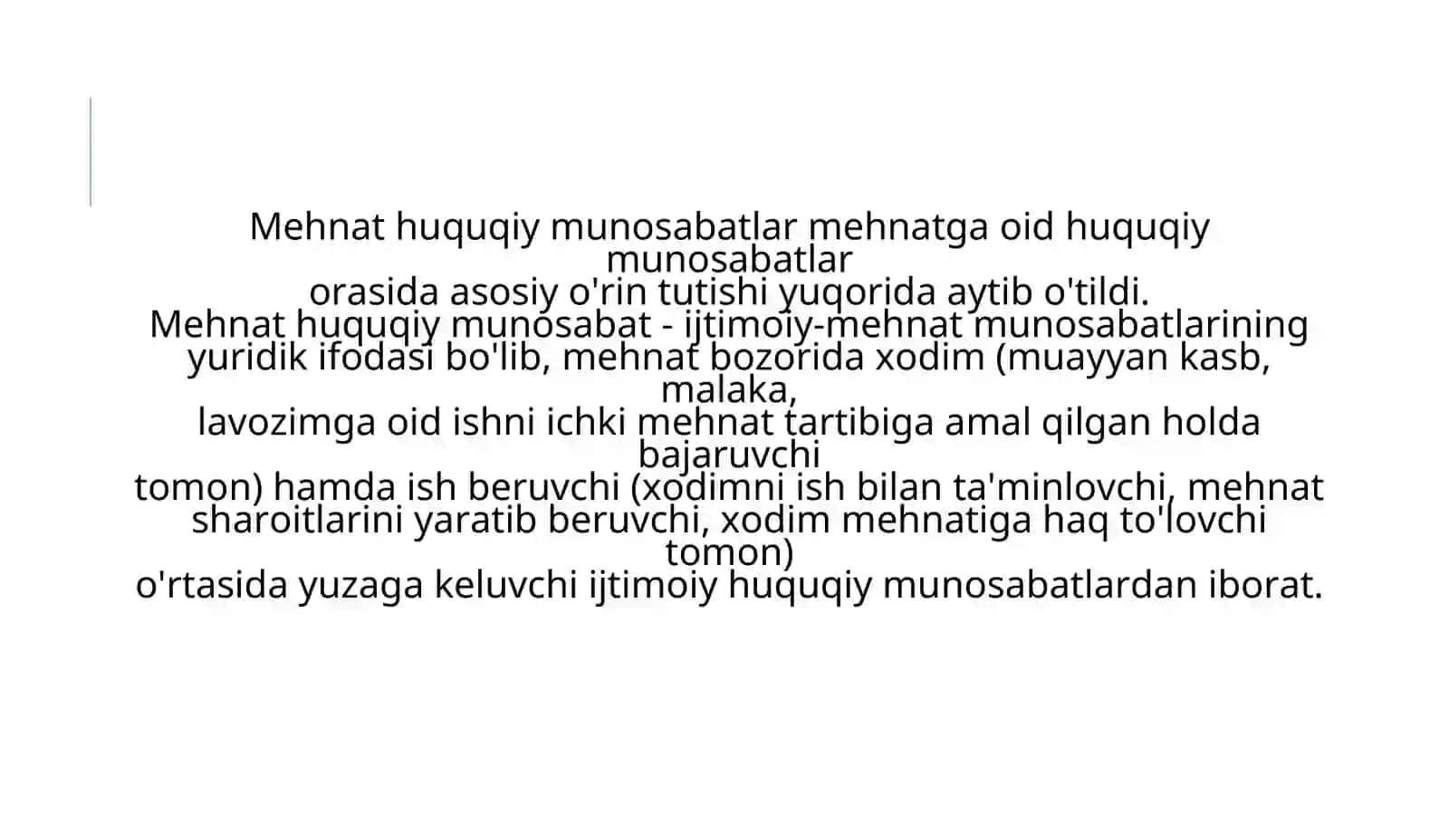 XODIM VA ISH BERUVCHI ÒRTASIDAGI BEVOSITA HUQUQIY MUNOSABATLAR 2