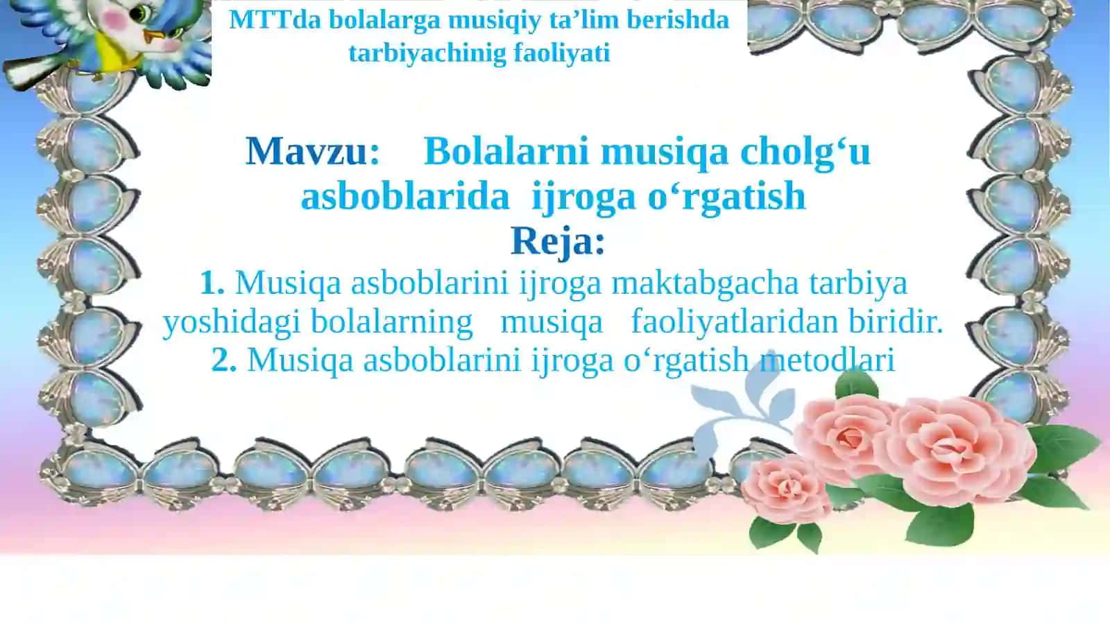 Bolalarni musiqа cholg‘u аsboblаridа ijrogа о‘rgаtish 2