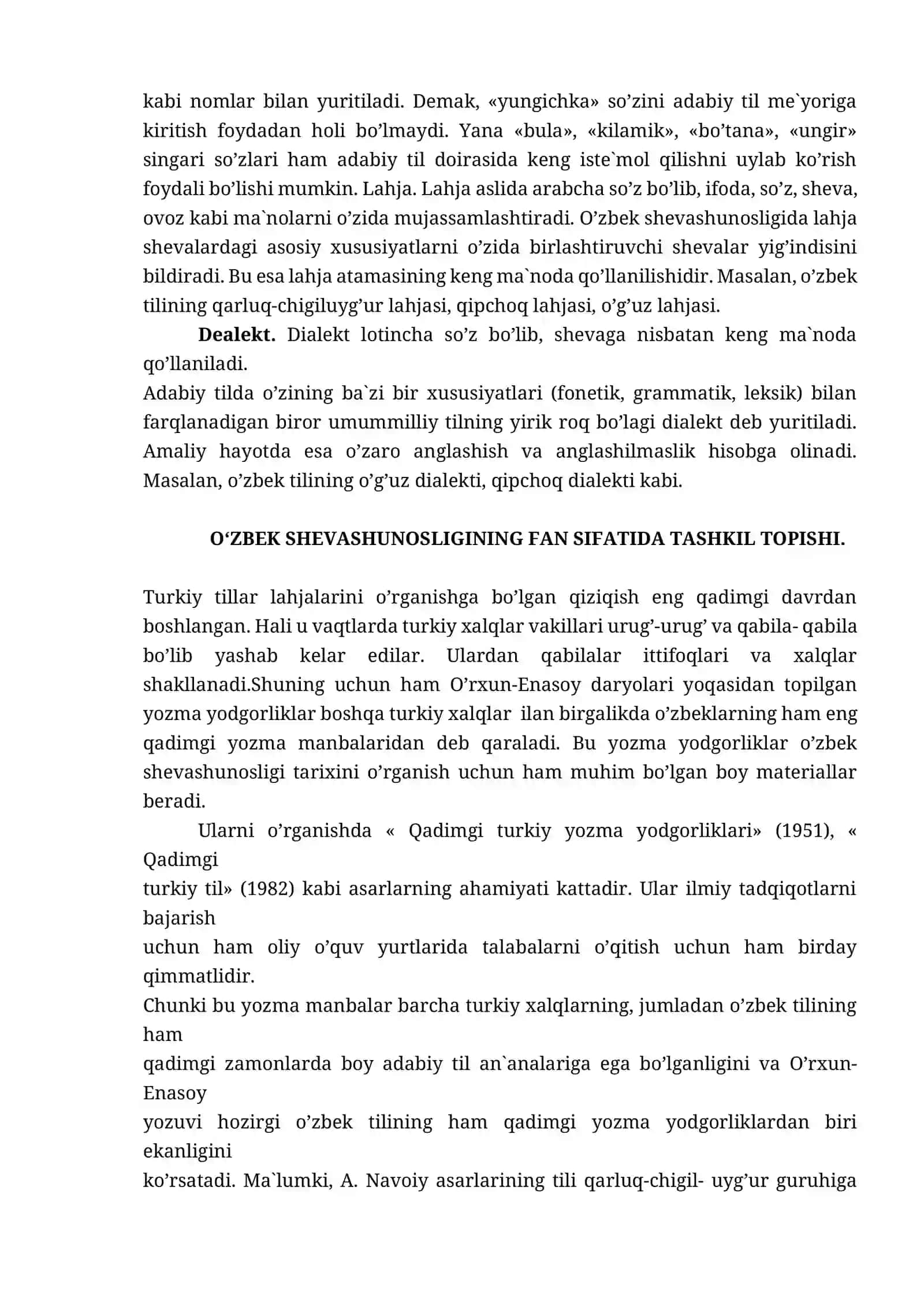 O‘ZBEK SHEVALARINING TARIXIY OQIMI 2