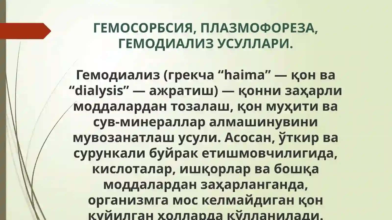 Гемодиализ 2