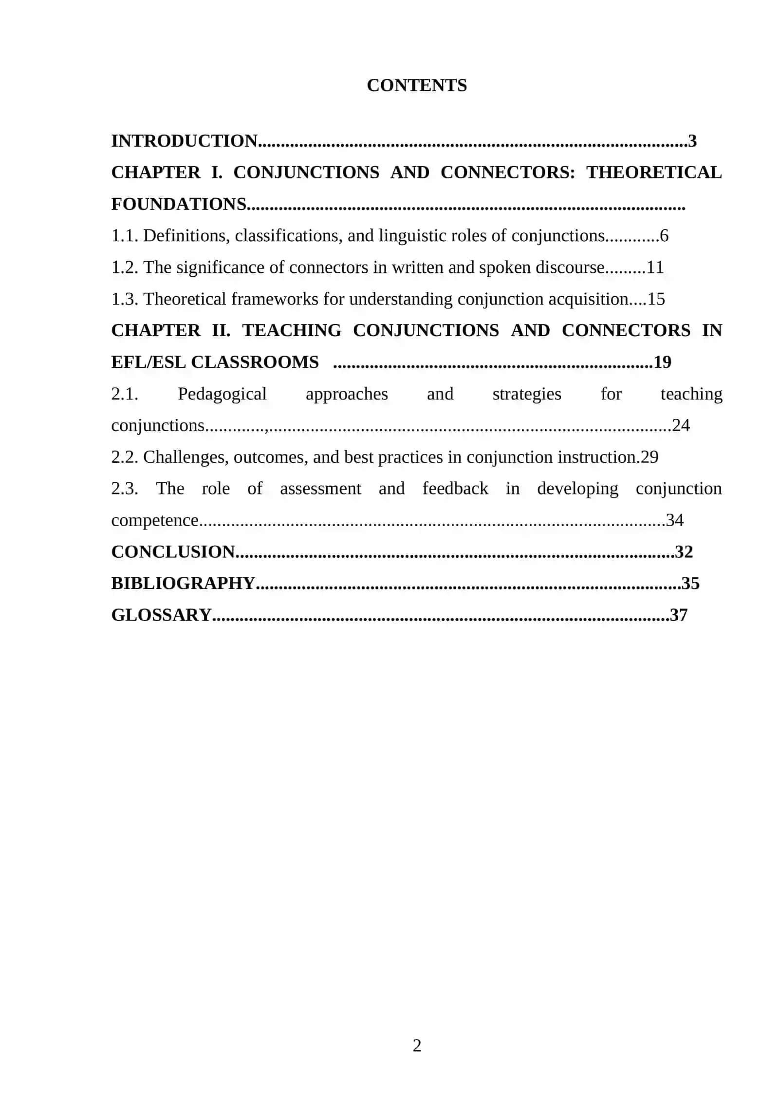 Course Paper on Teaching Conjunctions and Connectors 2