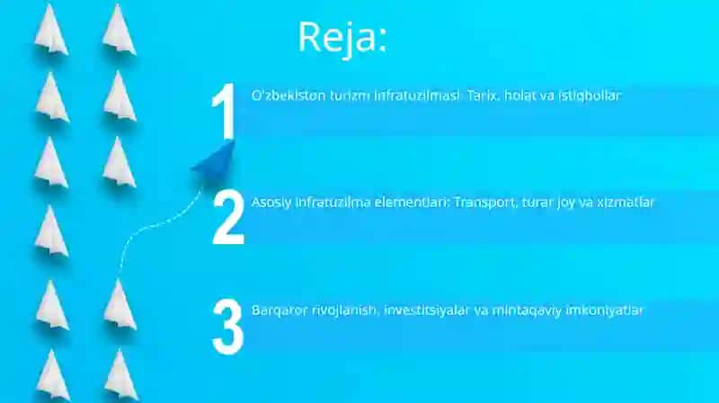 O'zbekistonning turizm infrastrukturasi 2