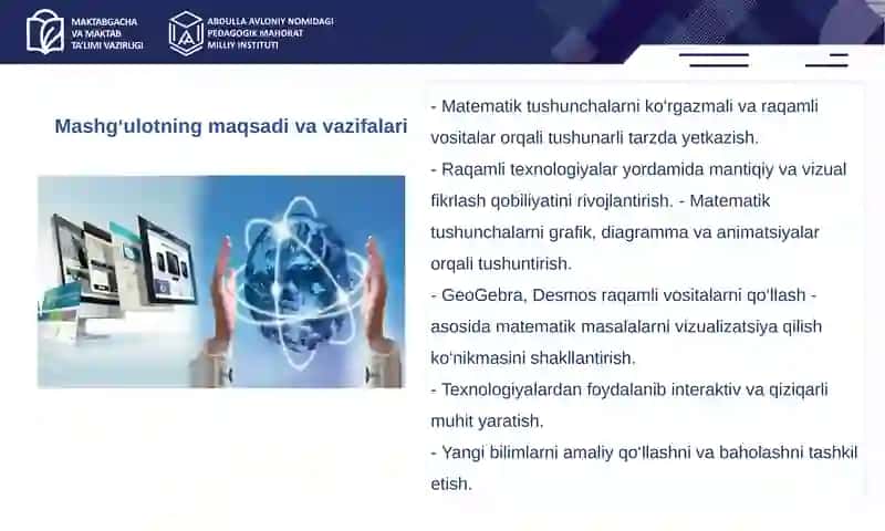 Matematikaga oid didaktik materiallarni tayyorlash va ulardan darsda foydalanish metodikasi 2