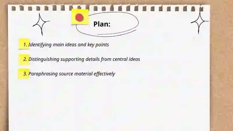 Writing a summary 2