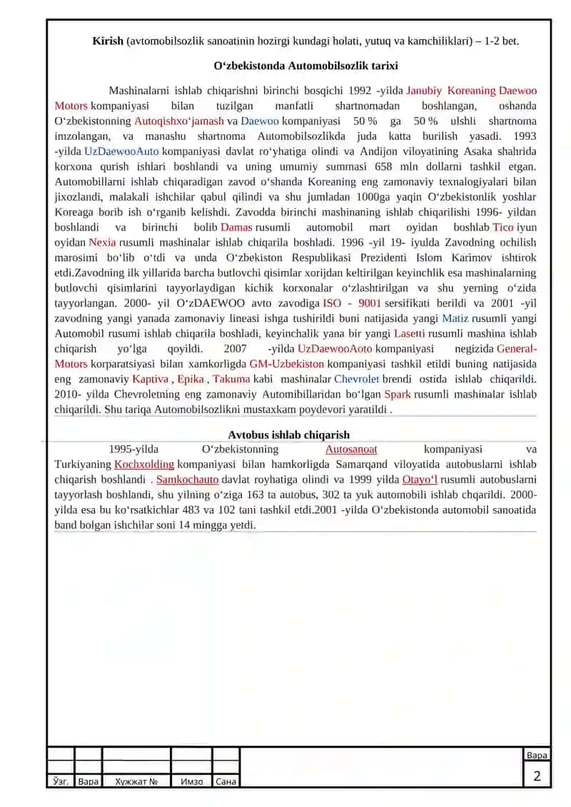 Ishlab chiqarish turini tanlash 2