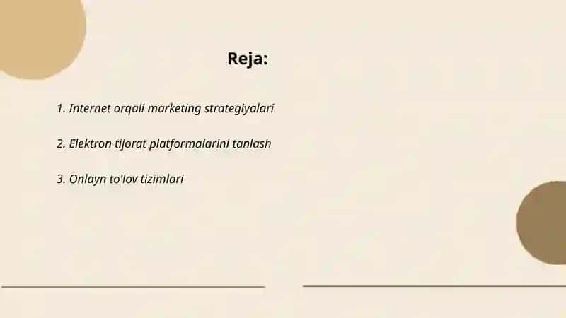 Internet orqali marketing strategiyalari 2