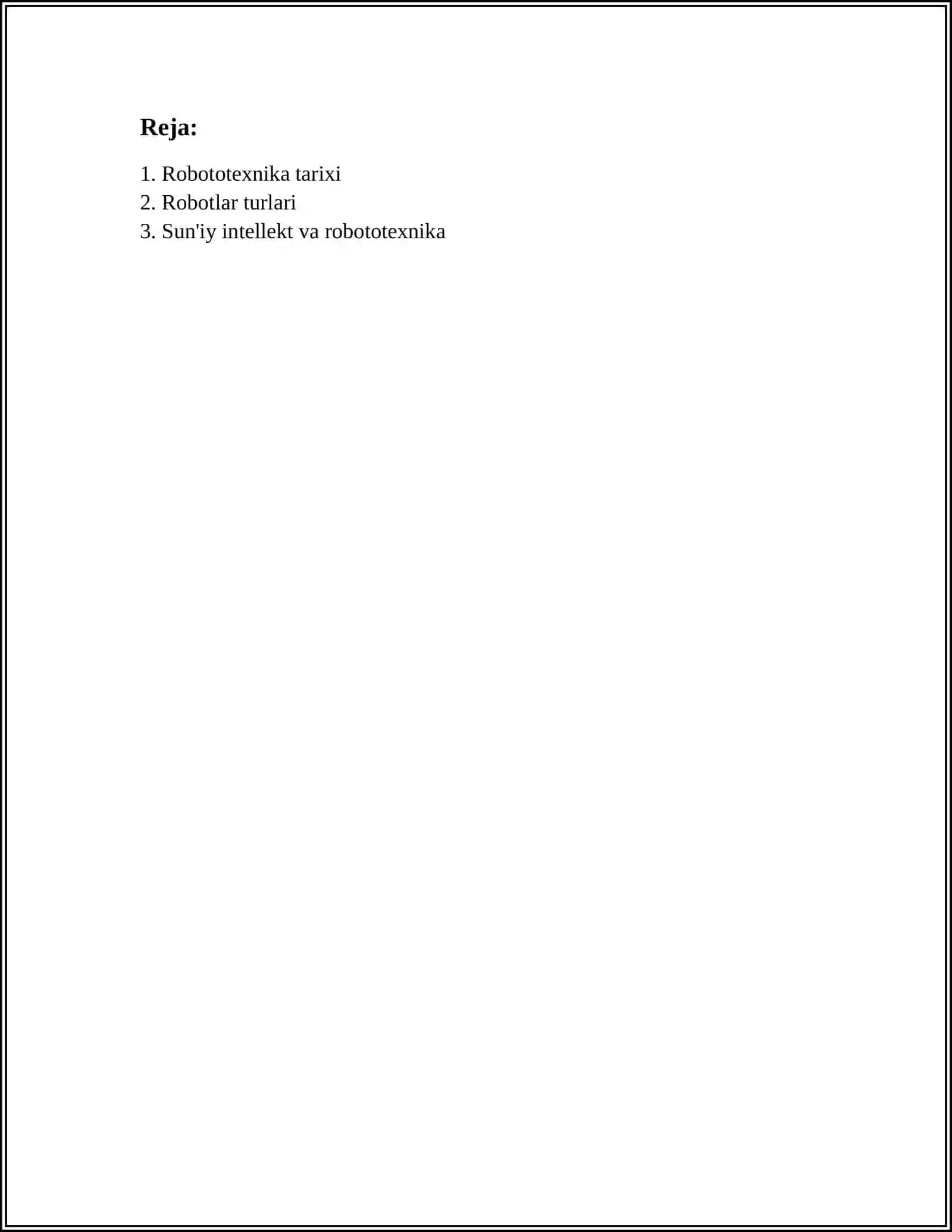 ROBOTO TEXNIKA 2