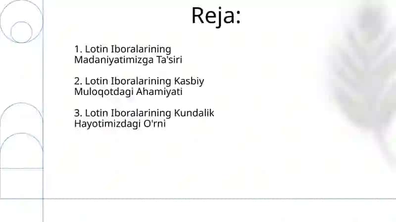 Lotin Iboralarining Hayotimizning Barcha Jabhalarida Tutgan Orni 2
