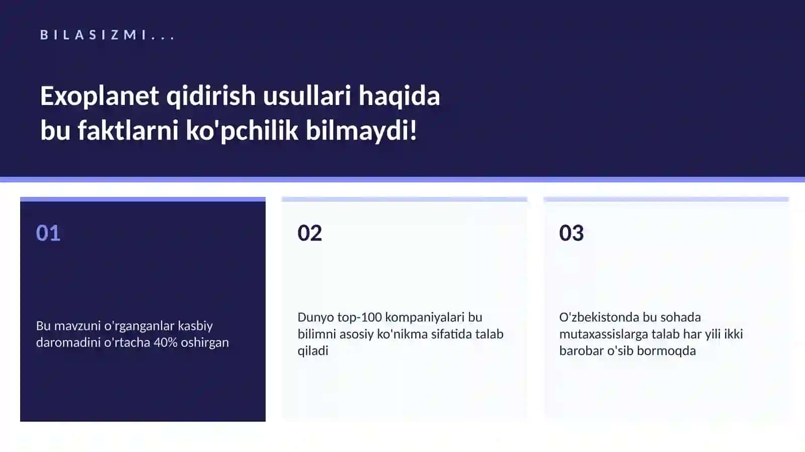 Exoplanet qidirish usullari 2