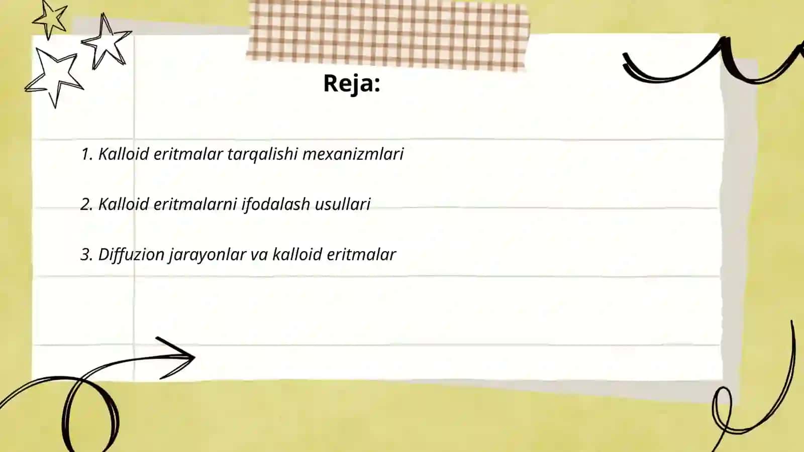 Kalloid eritmalar diffuziyasi 2