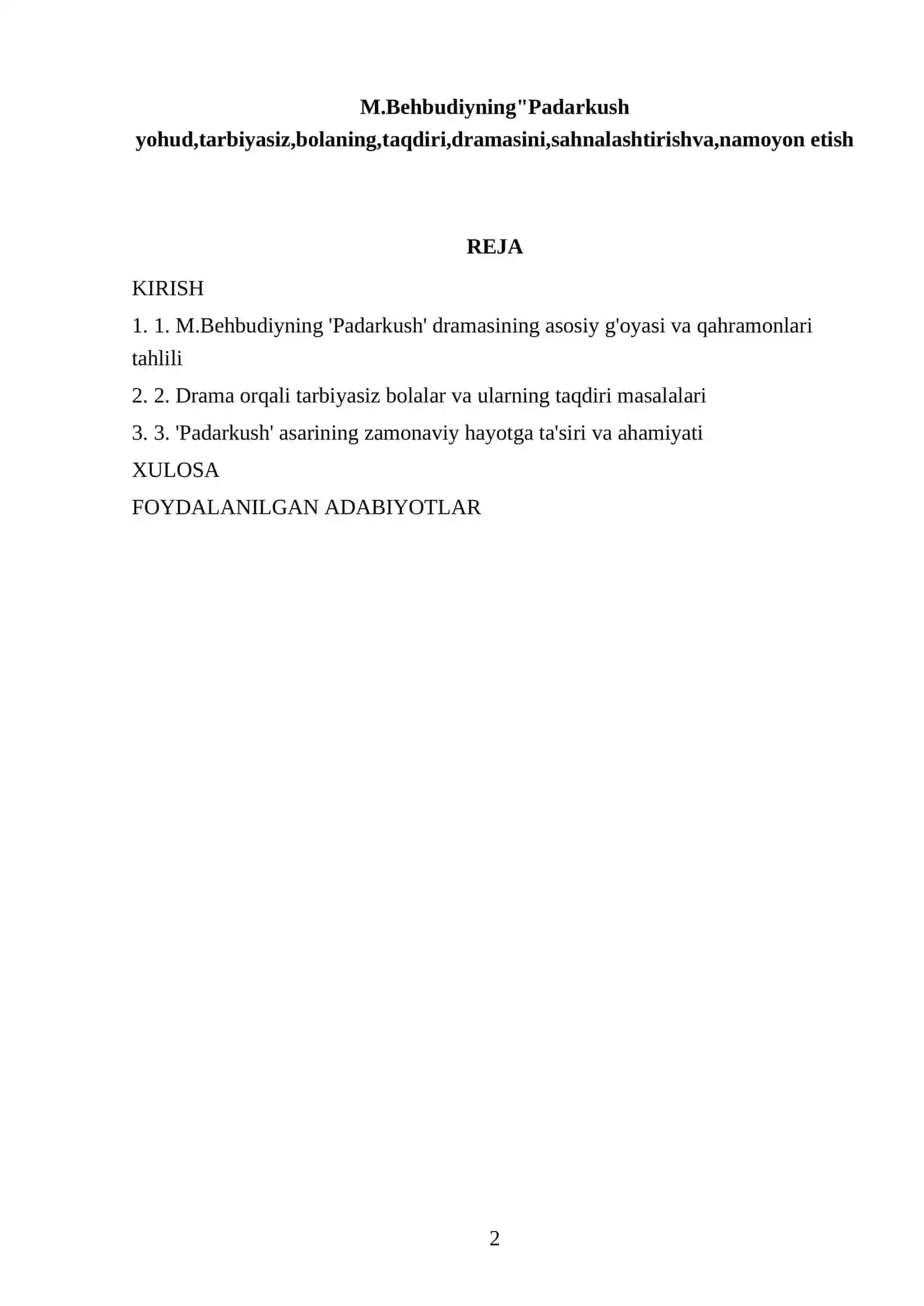 M.Behbudiyning"Padarkush yohud,tarbiyasiz,bolaning,taqdiri,dramasini,sahnalashtirishva,namoyon etish 2