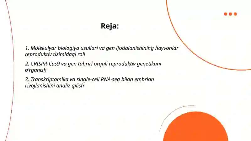 Zoologiyada zamonaviy tadqiqot metodlari 2