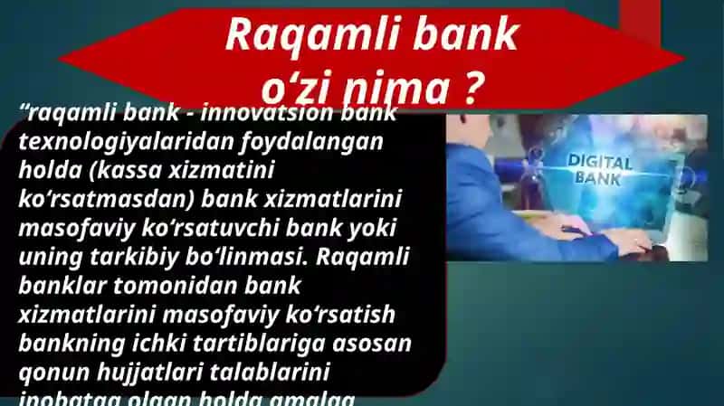 Raqamli bank va Anorbank 2