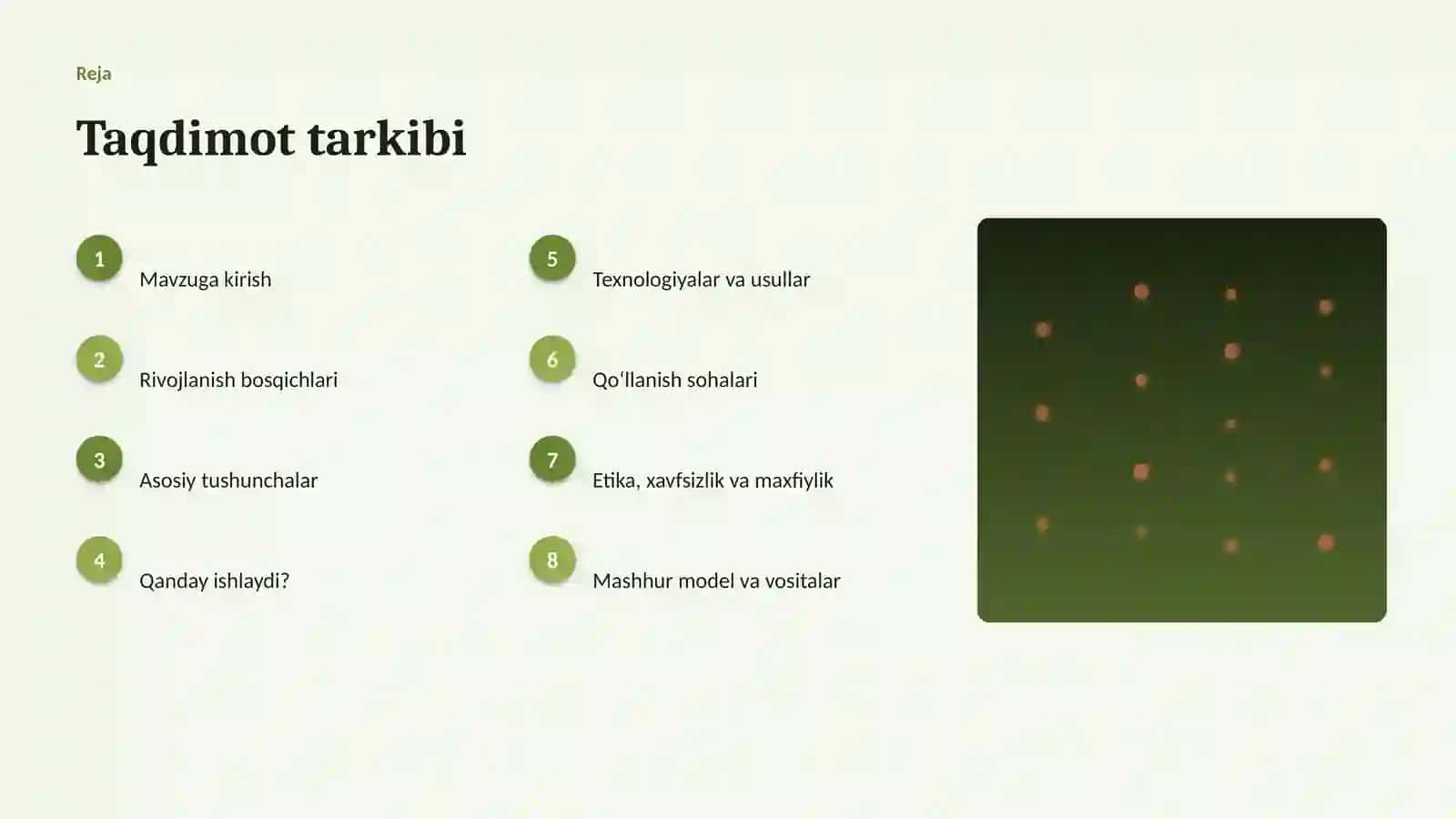 SUNʼIY INTELLEKT • PROFESSIONAL TAQDIMOT 2