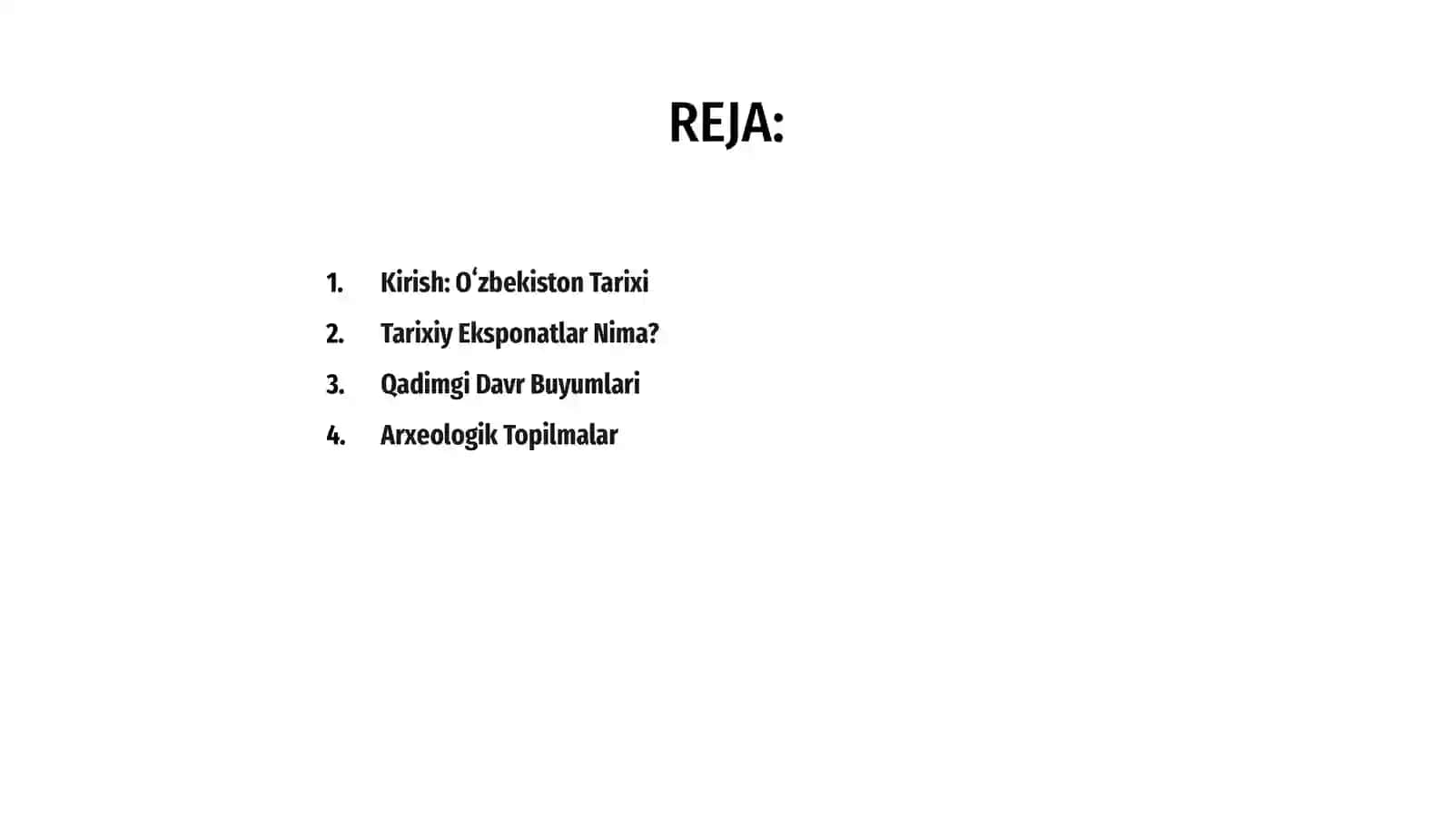 Oʻzbekiston tarixiga oid eksponat buyumlar 2