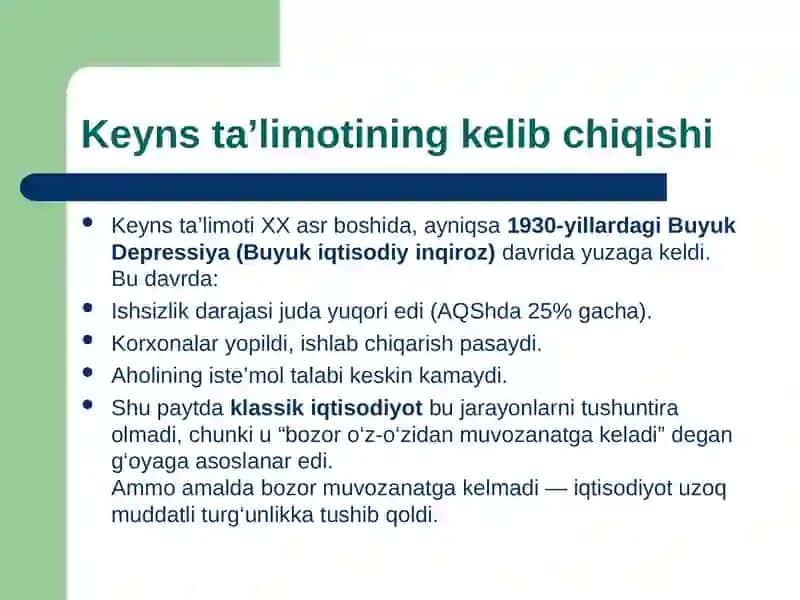 Keynsta’limoti 2