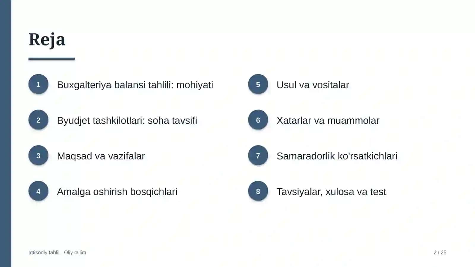 Byudjet tashkilotlarida buxgalteriya balansi tahlili 2