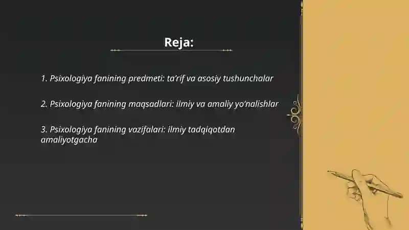 Psixologiya fanining predmeti 2