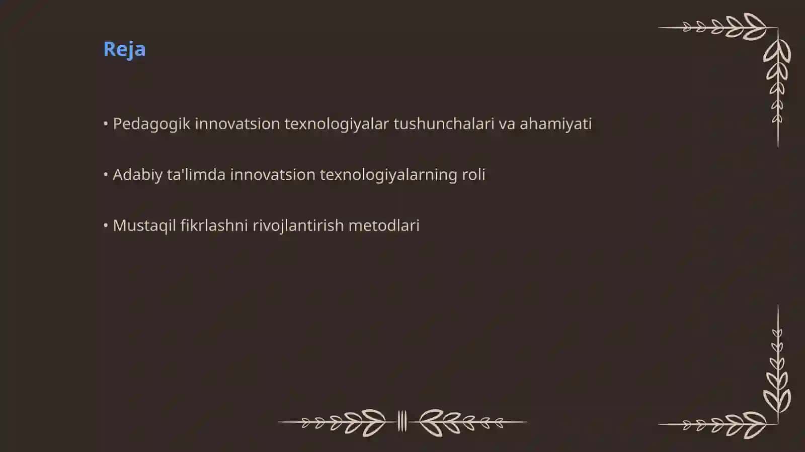Pedagogik innovatsion texnologiyalar va adabiy ta'lim 2