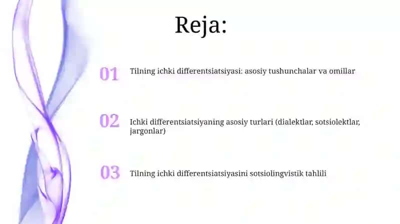 Tilning ichki differensiatsiyasi 2