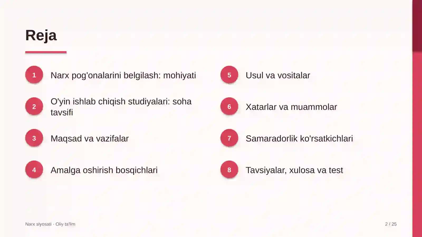 o'yin ishlab chiqish studiyalarida narx pog'onalarini belgilash 7344 2