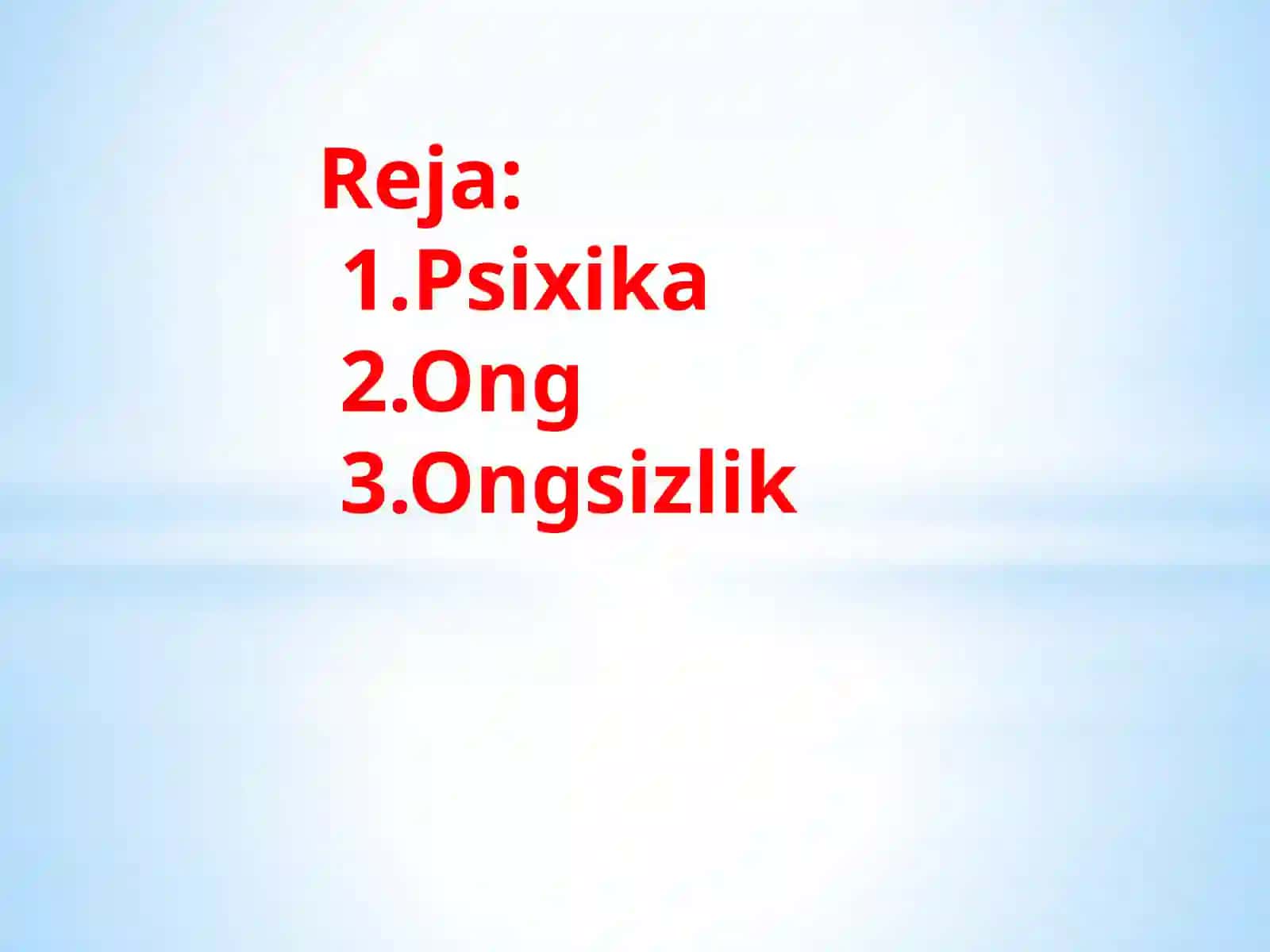 Ong va uning xossalari 2
