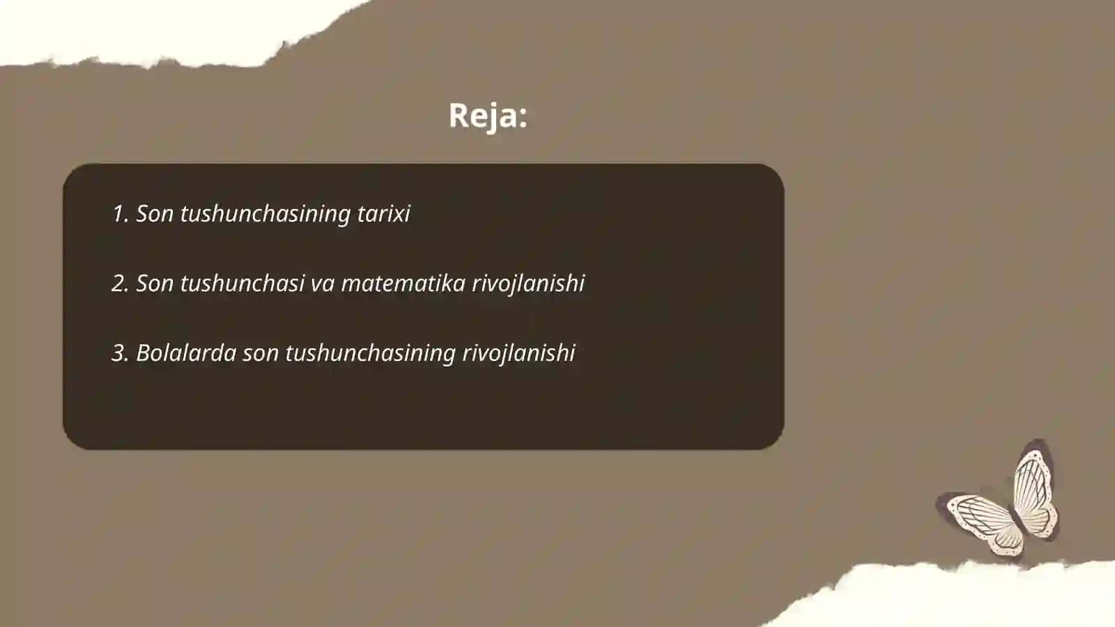ilk son tushunchasi va son hissi 2