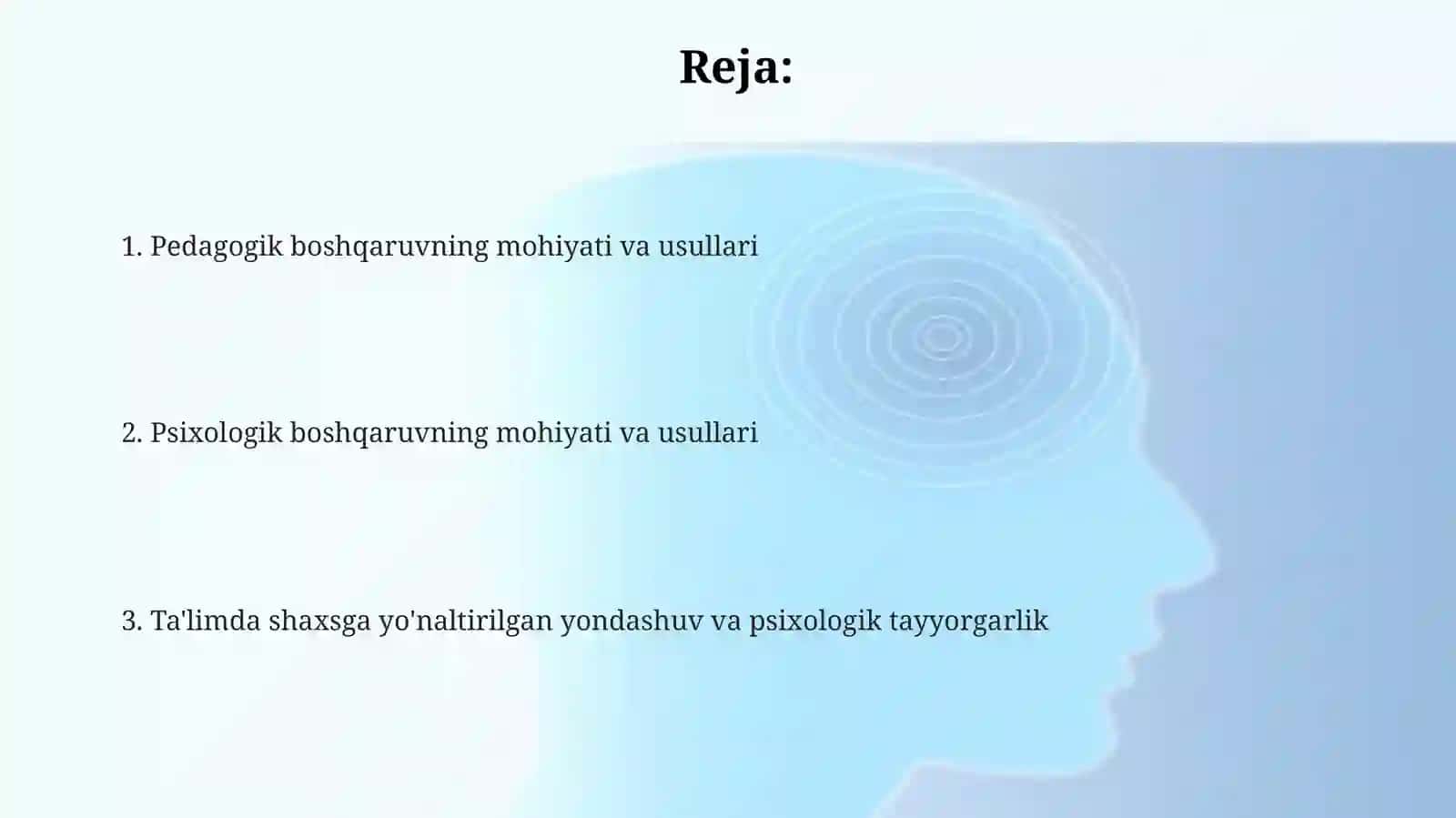 Pedagogik boshqaruvning mohiyati va usullari 2