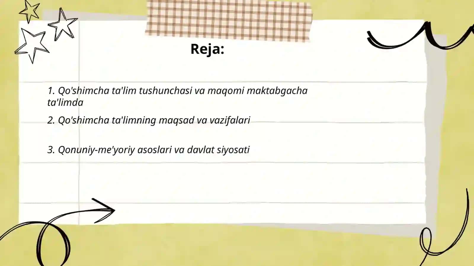 Qo'shimcha talim tizimi 2