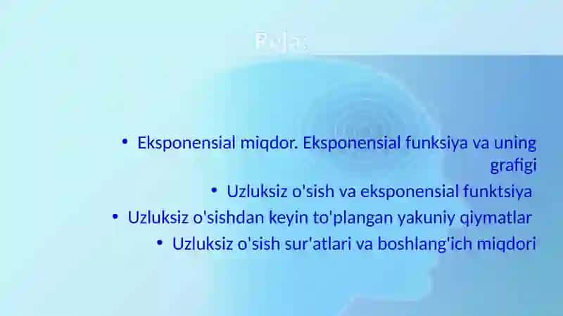 Eksponensialfunksiyalar 2