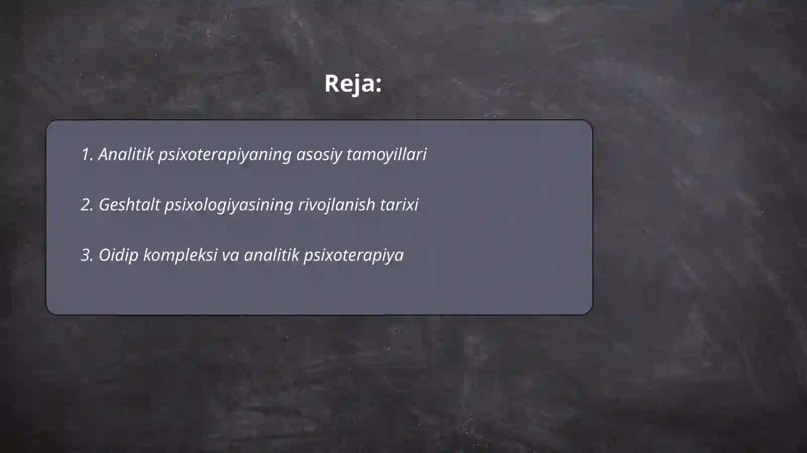Analitik psixoterapiya 2