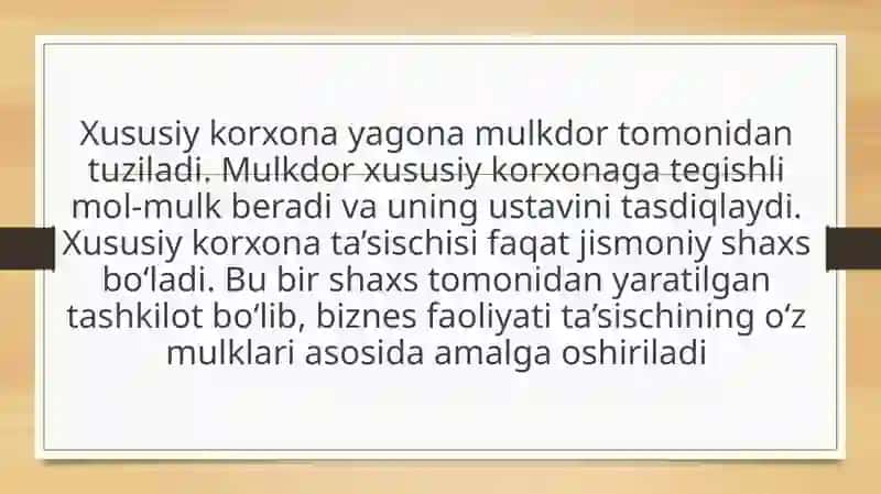 Xususiykorxonalar 2