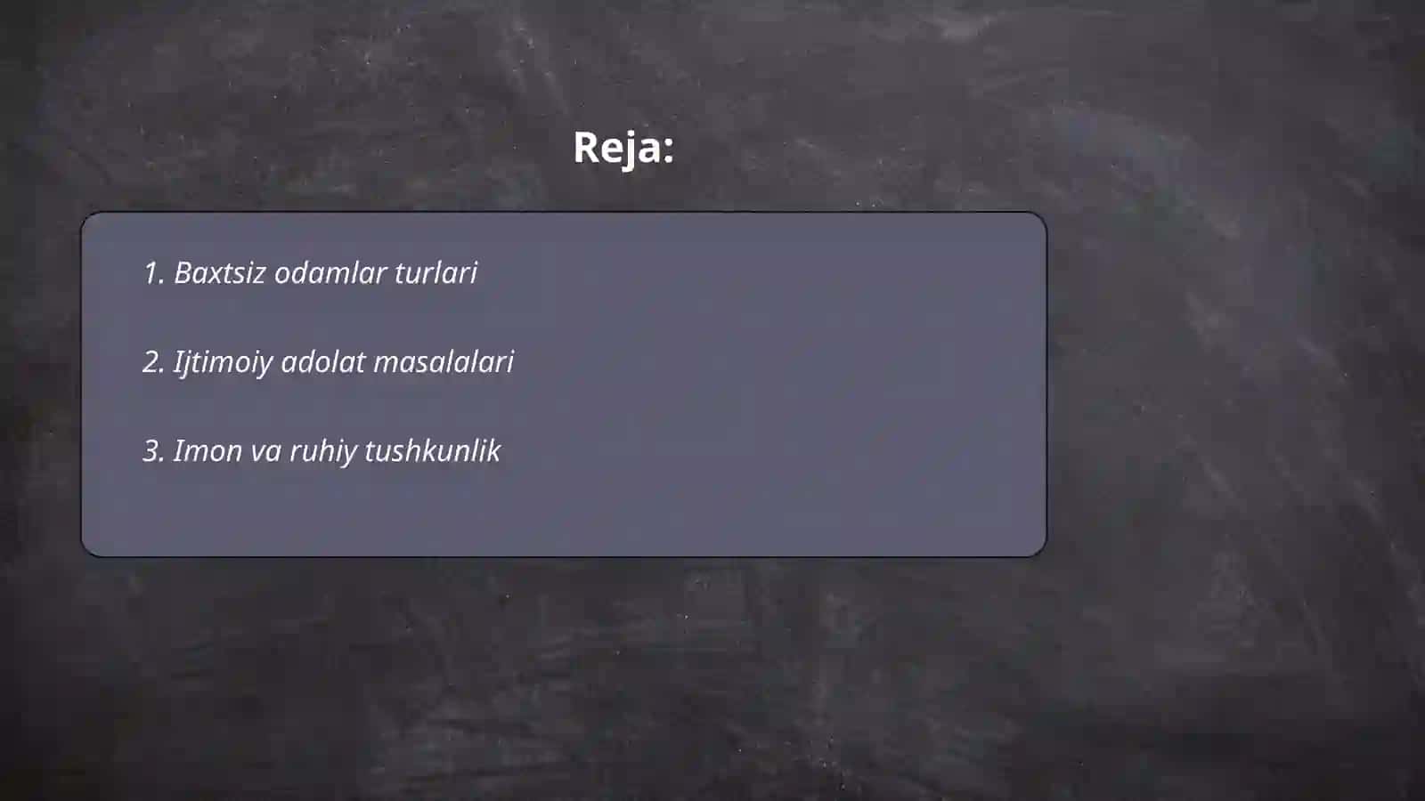 A.Fitratning ''Rahbari najot'' risolasidagi ''Baxtsiz odamlarning ikki toifasi''ga oid qarashlari 2