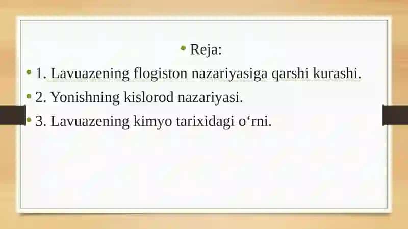 ANTUANLAVUAZENING ANTIFLOGISTON NAZARIYASI 2