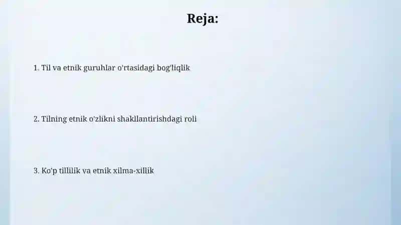 Til va etnik guruhlar 2