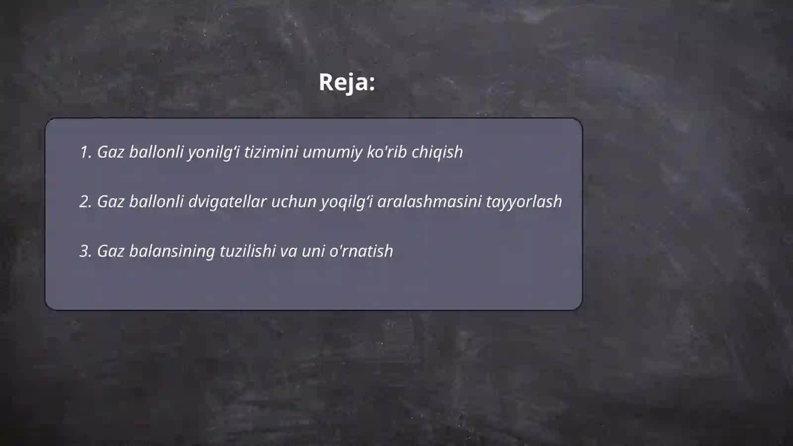 Gaz balonli avtomobil dvigatellarining taʼminlash tizimini tuzilishi va ishlashini oʼrganish 2