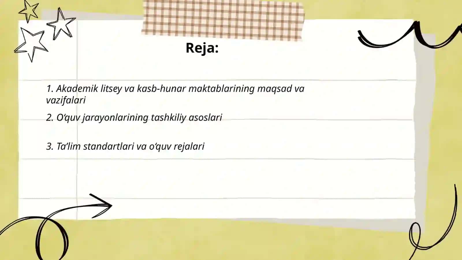 Akademik litsey kasb hunar maktablari va texnikumlar haqida nizomlar 2