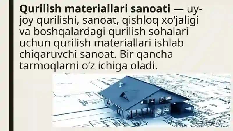 Qurilish materiallari sanoati 2