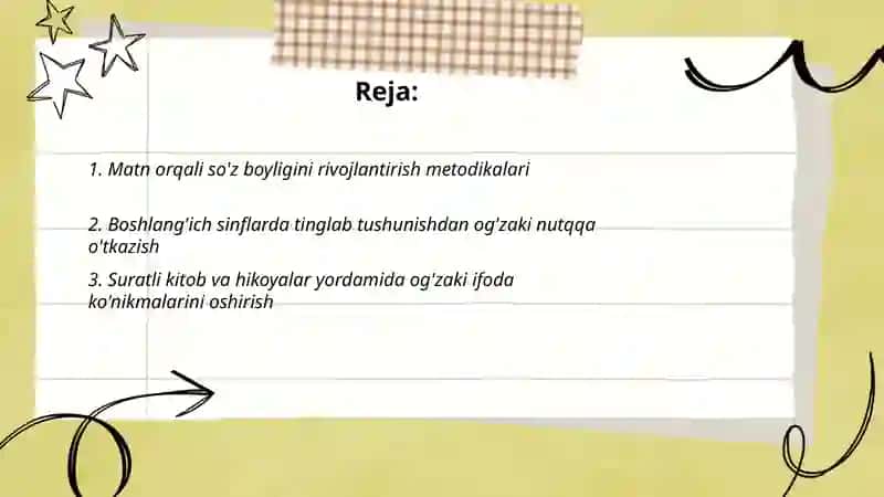 Matn ustida ishlash 2
