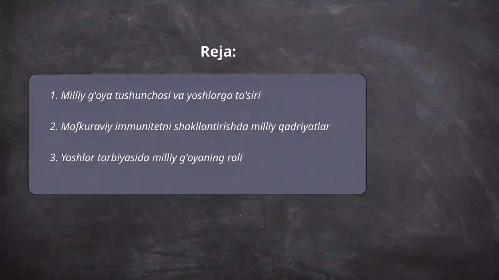 Yoshlarda mafkuraviy immunitetni mustahkamlashda milliy gʻoyaning ahamiyati 2