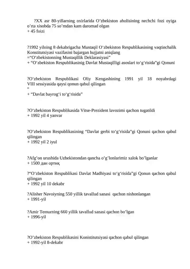 O'zbekiston tarixi 2