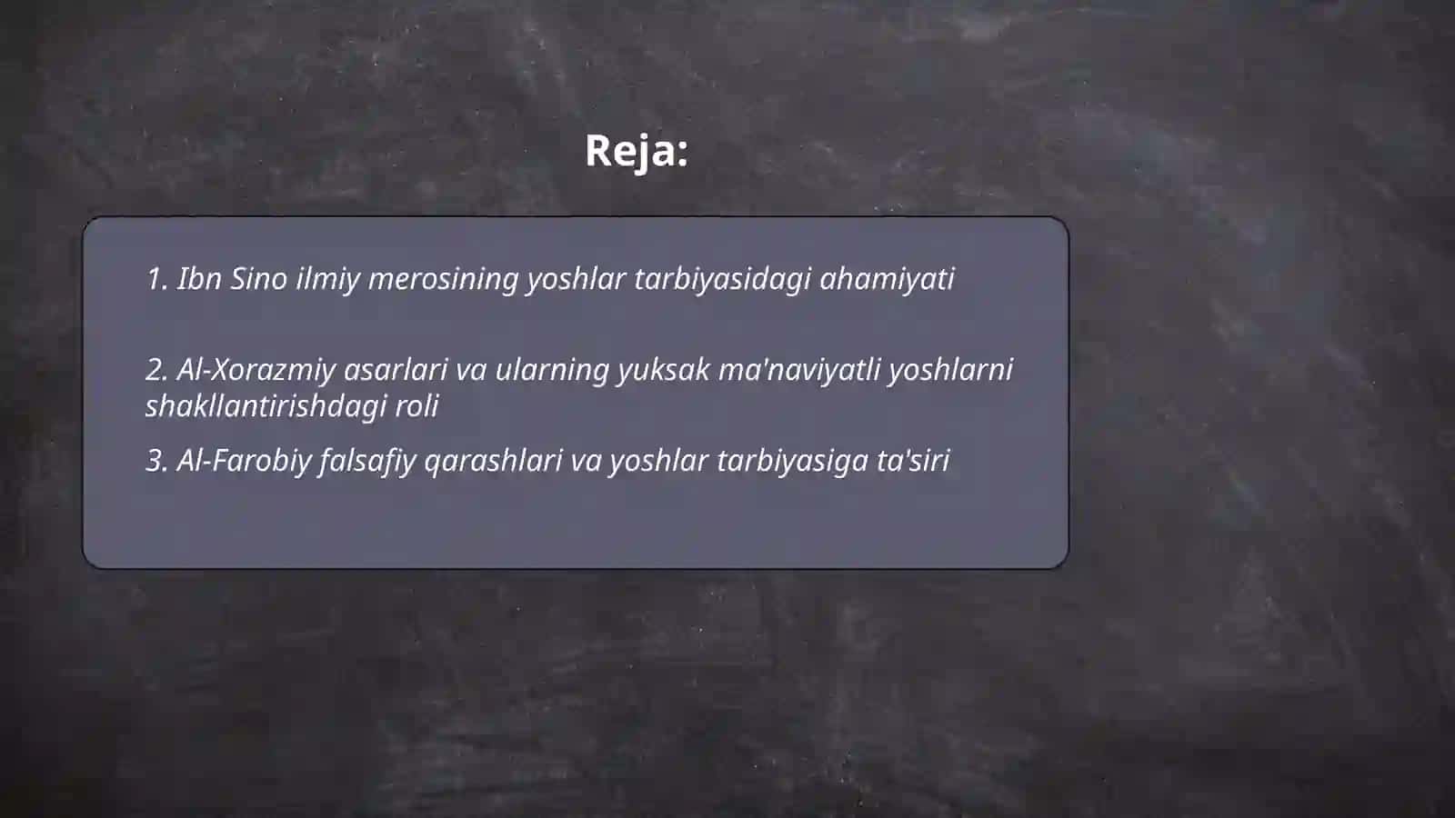 Oʻrta Osiyo allomalari ilmiy merosining oʻrni 2