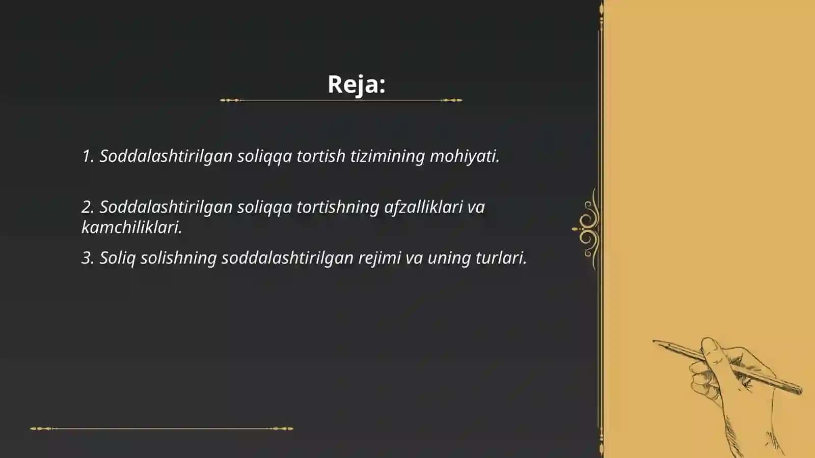 Soddalashtirilgan soliqqa tortish tizimi 2