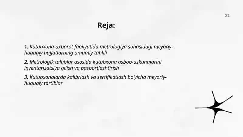 Kutubxona-axborot faoliyatida metrologiya sohasidagi meyoriy-huquqiy hujjatlarning umumiy tahlili 2