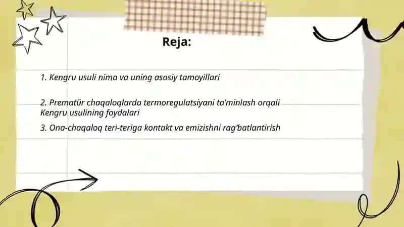 CHALA TUGʻILGAN CHAQALOQLARNI KENGRU USULIDA BOQISH 2